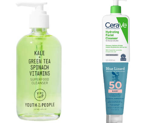 My holy grail skincare picks cover photo collage