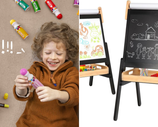 Indoor toddler activities cover photo collage