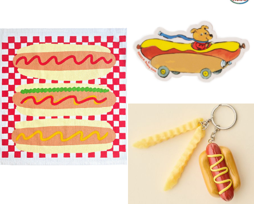 Hot Dog Themed Gifts & Fun cover photo collage