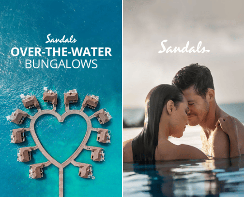 Over The Water Bungalow Sandals Royal Caribbean cover photo collage