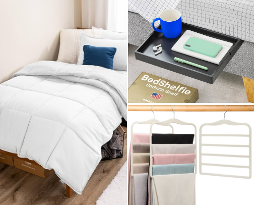 College dorm essentials📚 cover photo collage