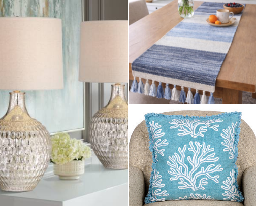 Coastal Beach Decor for a Fresh and Bright Home cover photo collage