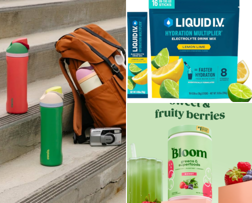 ​Daily Glow Essentials: My Everyday Skincare & Hydration Routine cover photo collage