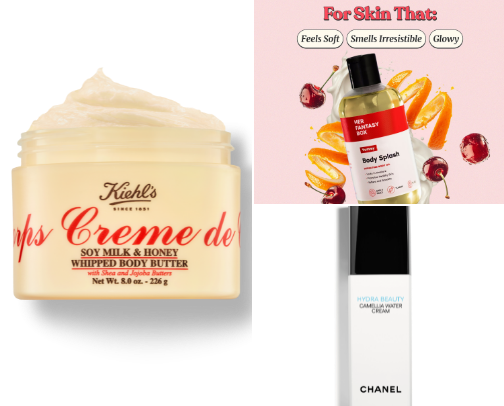 Black girl body care holy grails cover photo collage