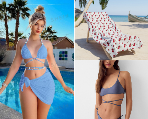 Beach day👙🌊🌴 cover photo collage