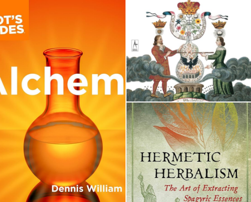 Alchemy Books cover photo collage