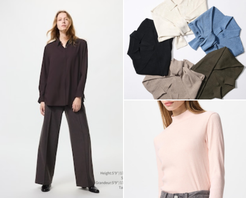 Uniqlo Office Capsule Wardrobe cover photo collage