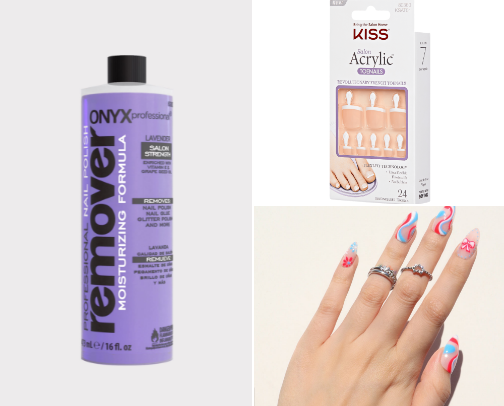 press on nail must haves cover photo collage