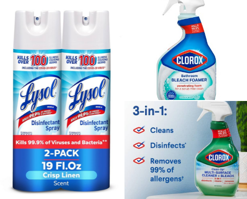 Household Must Haves : Cleaning Supplies cover photo collage