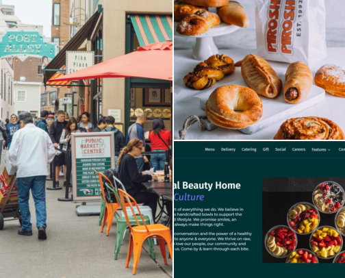 Seattle Vegetarian Food Finds cover photo collage