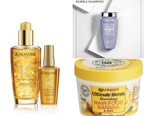 hair care cover photo collage