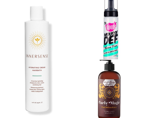 Curly Hair Products cover photo collage