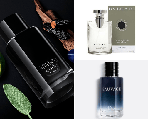 Fragrances for Men cover photo collage
