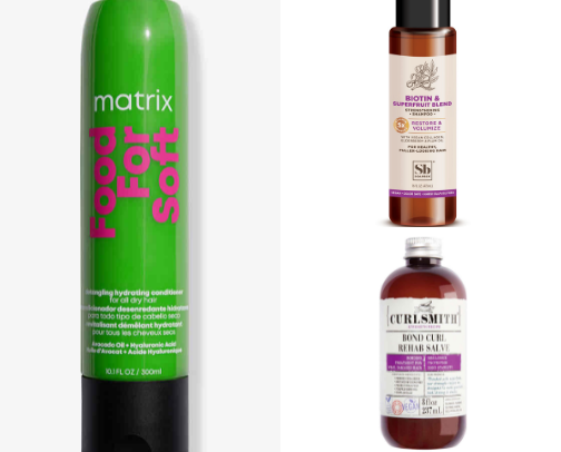 Curly hair product faves!! cover photo collage