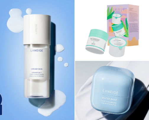 Genz glass skin routine cover photo collage