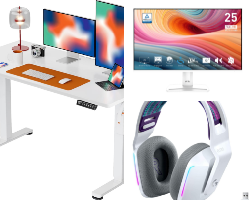 My Desktop Set Up cover photo collage