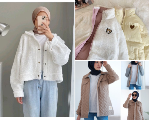Rekomendasi Jaket Wanita cover photo collage