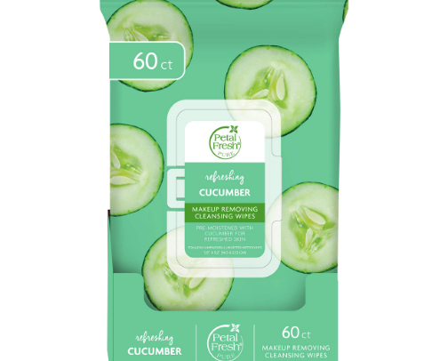 Makeup removal wipes cover photo collage