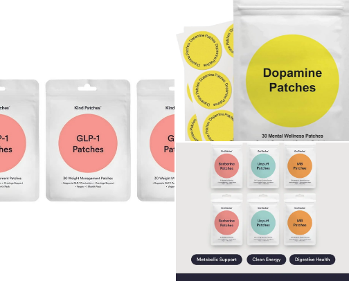 Kind patches cover photo collage