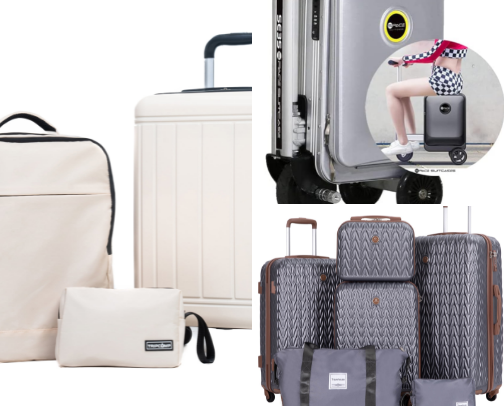 Smart Travel Gear: From Rideable Luggage to Packing Essentials ✈️ cover photo collage