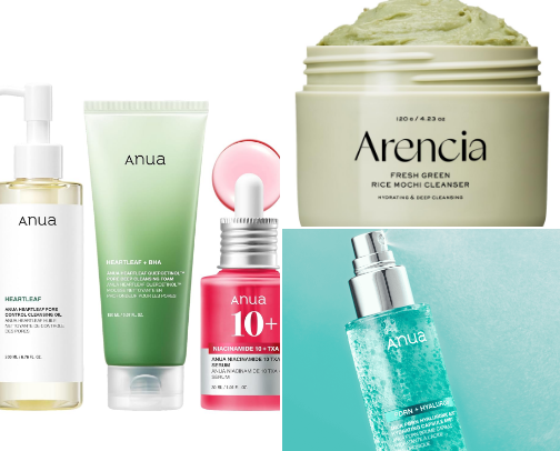 Go-to skincare products🤩✨🥰 cover photo collage