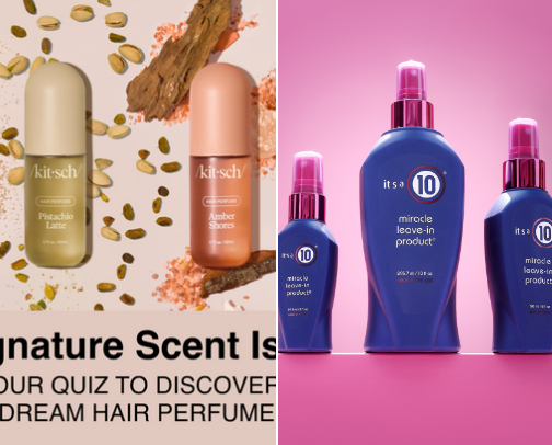 Amazon Hair items cover photo collage