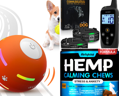 Must haves for hyper dogs cover photo collage