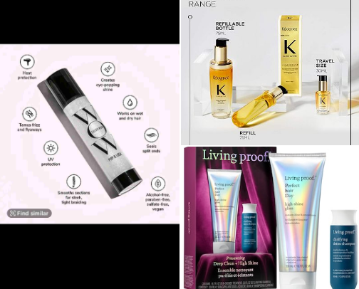Best Haircare products for bleached, Frizzy or untamed Hair cover photo collage