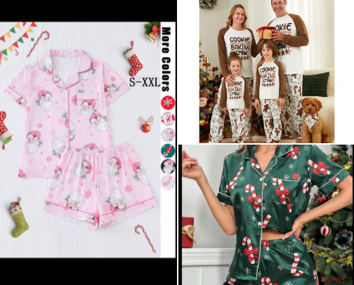 Christmas Pajamas cover photo collage