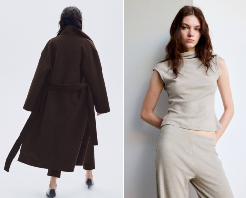 Autumn capsule wardrobe pick-ups from Mango cover photo collage