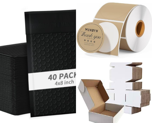 Small Biz Shipping and Packing Fundamentals cover photo collage