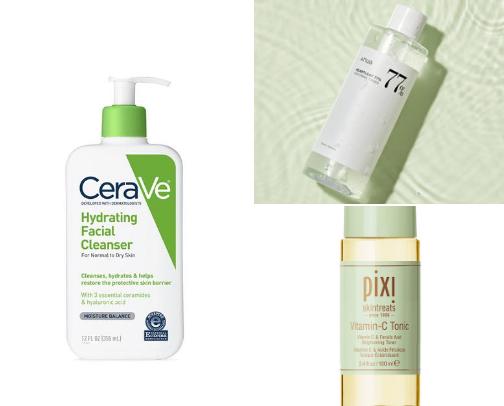 Skin Care routine cover photo collage