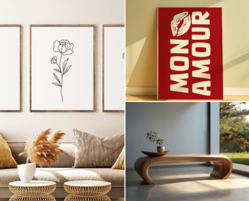 Home decor cover photo collage