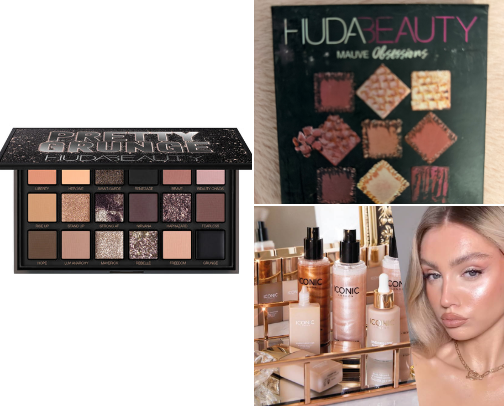 Eye Shadow Palettes cover photo collage