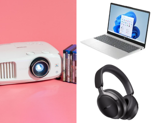 Must haves-electronics cover photo collage