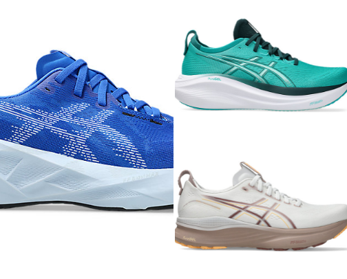 Asics shoes cover photo collage
