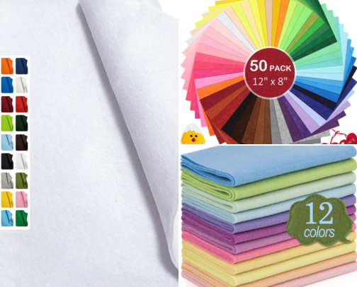 List of materials for DIY Felt busy book for toddler cover photo collage