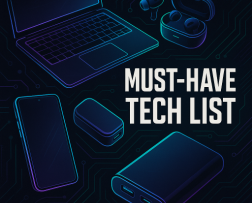 15 Must-Have Tech Gadgets cover photo collage