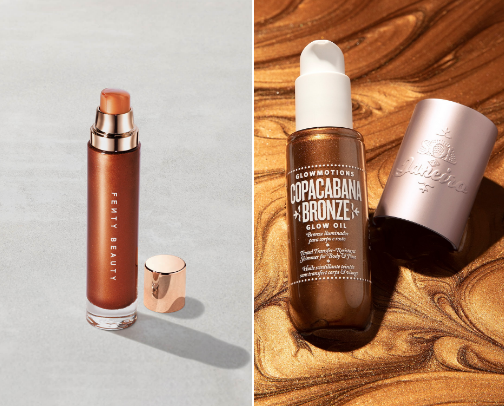 Shimmer Body Oils I Love cover photo collage