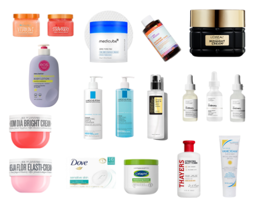 Skincare + self-care favorites keeping me grounded 🧖‍♀️🍵🌙 cover photo collage