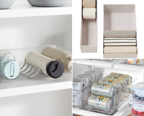 organization essentials (kitchen, room, bathroom) cover photo collage