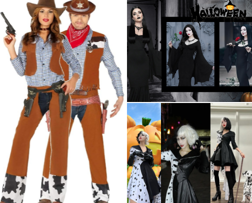 "Top 25 Hottest Trending Halloween Costumes & Accessories for 2025 🎃✨" cover photo collage