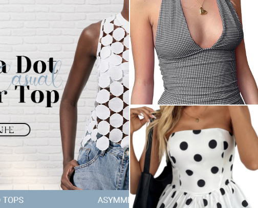 Yes to polka dots cover photo collage