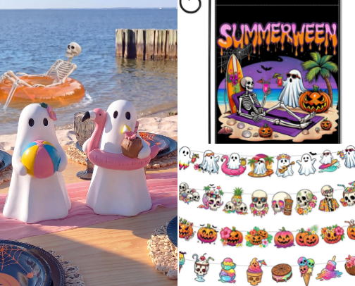 Ghost Decor for Summer cover photo collage