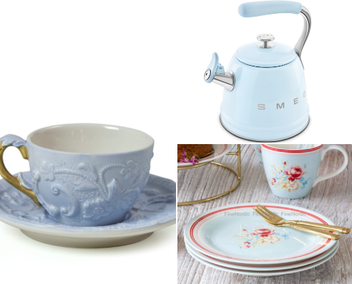 My Sweet Blue Kitchen Accessories 💙 🩵 cover photo collage