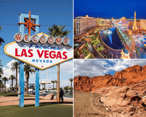 Las Vegas, NV: Family-friendly Places to See & Things to Do cover photo collage