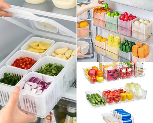 FRIDGE ORGANIZATION TIPS AND TRICKS cover photo collage