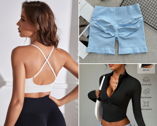 That Girl Gym Essentials & Activewear 🧘‍♀️🤍 cover photo collage