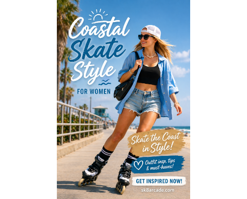 Coastal, Urban & Beach Skate Style for Women — The Must-Haves cover photo collage