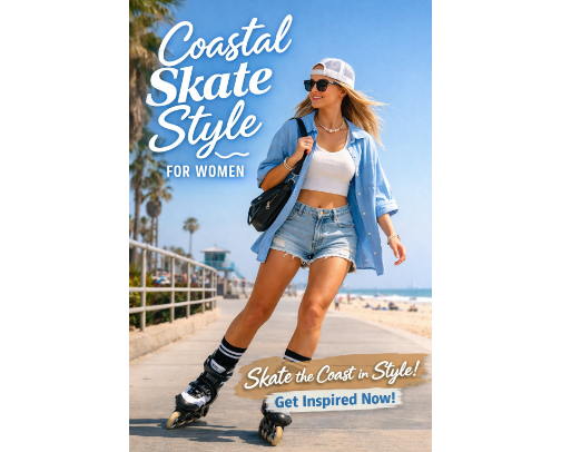 Coastal, Urban & Beach Skate Style for Women — The Must-Haves cover photo collage